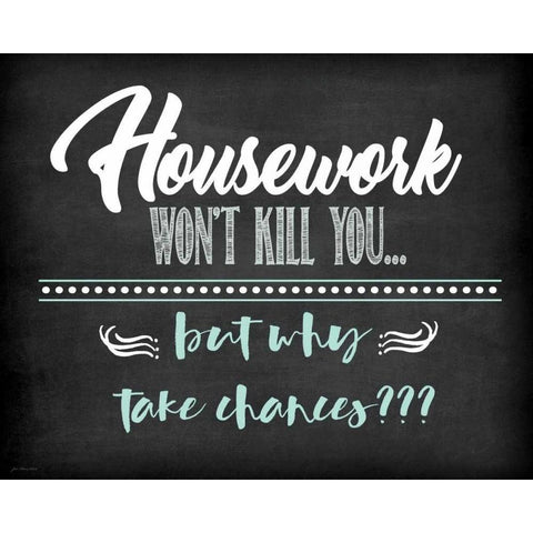 Housework Gold Ornate Wood Framed Art Print with Double Matting by Moulton, Jo