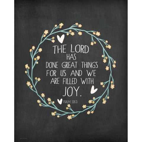 Filled with Joy White Modern Wood Framed Art Print by Moulton, Jo