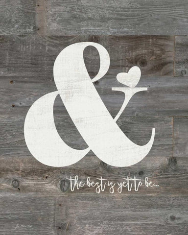 Best is Yet to Be Black Ornate Wood Framed Art Print with Double Matting by Moulton, Jo