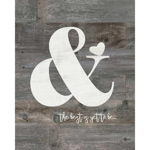 Best is Yet to Be Black Modern Wood Framed Art Print with Double Matting by Moulton, Jo