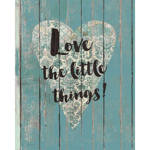 Little Things White Modern Wood Framed Art Print by Moulton, Jo