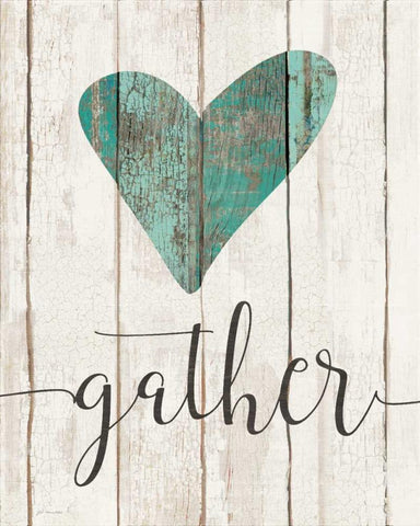 Gather Black Ornate Wood Framed Art Print with Double Matting by Moulton, Jo