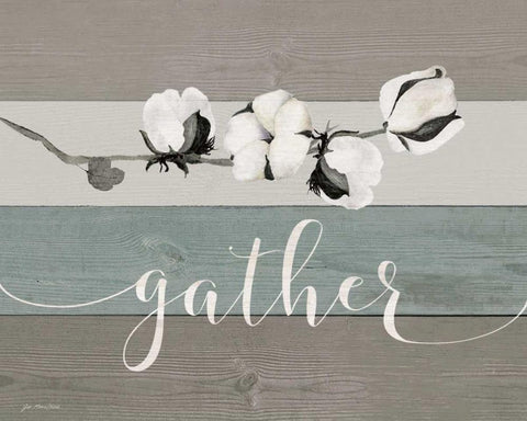 Gather Black Ornate Wood Framed Art Print with Double Matting by Moulton, Jo