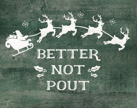 Better Not Pout Black Ornate Wood Framed Art Print with Double Matting by Moulton, Jo