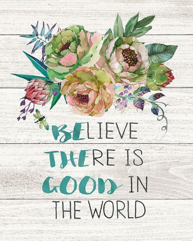 Be the Good Black Ornate Wood Framed Art Print with Double Matting by Moulton, Jo