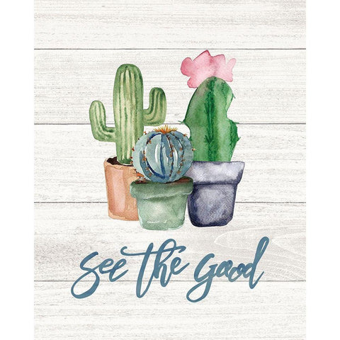 See the Good White Modern Wood Framed Art Print by Moulton, Jo