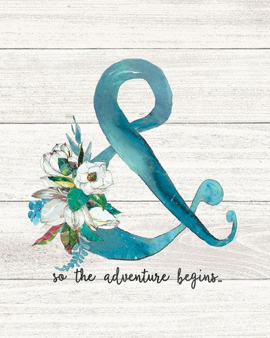 The Adventure Black Ornate Wood Framed Art Print with Double Matting by Moulton, Jo