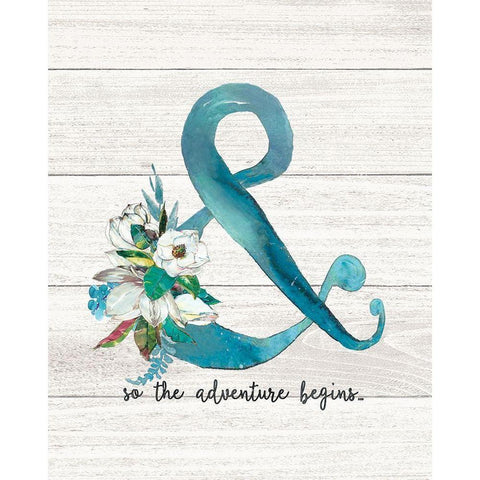 The Adventure Black Modern Wood Framed Art Print by Moulton, Jo