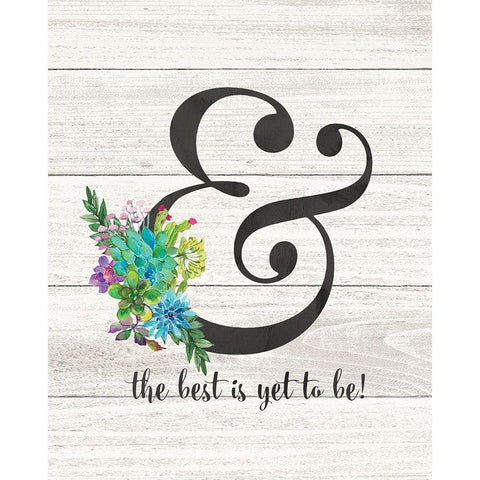 Best is Yet to Be Gold Ornate Wood Framed Art Print with Double Matting by Moulton, Jo