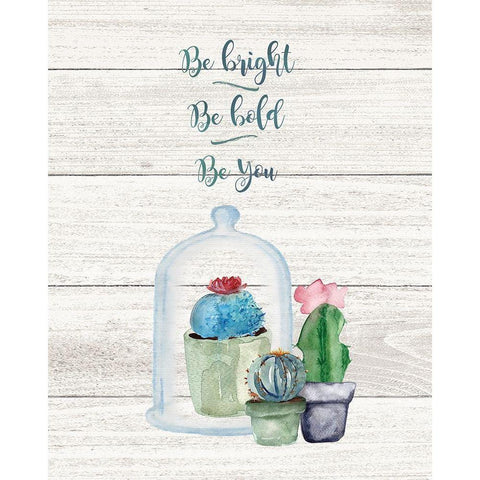 Be Bright, Be Bold White Modern Wood Framed Art Print by Moulton, Jo