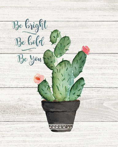 Be Bright Black Ornate Wood Framed Art Print with Double Matting by Moulton, Jo