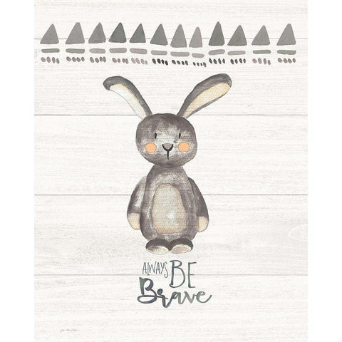 Always Be Brave Gold Ornate Wood Framed Art Print with Double Matting by Moulton, Jo