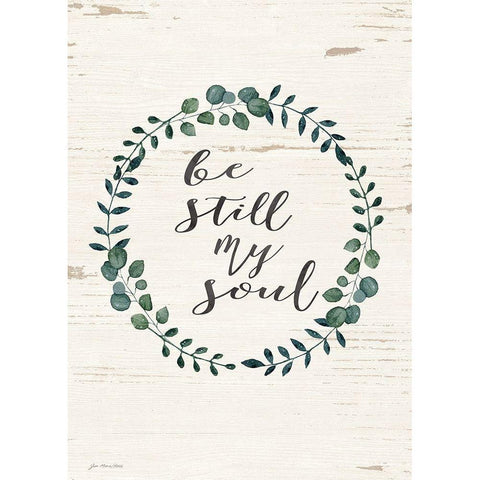 Be Still My Soul Gold Ornate Wood Framed Art Print with Double Matting by Moulton, Jo