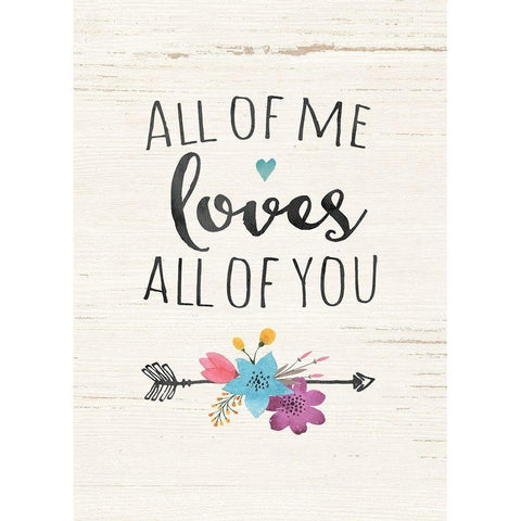All of Me Black Modern Wood Framed Art Print by Moulton, Jo