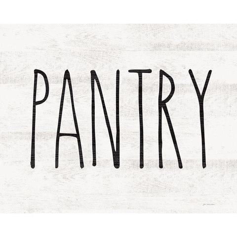 Pantry Black Modern Wood Framed Art Print by Moulton, Jo