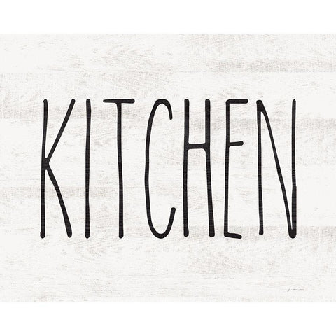 Kitchen Black Modern Wood Framed Art Print with Double Matting by Moulton, Jo