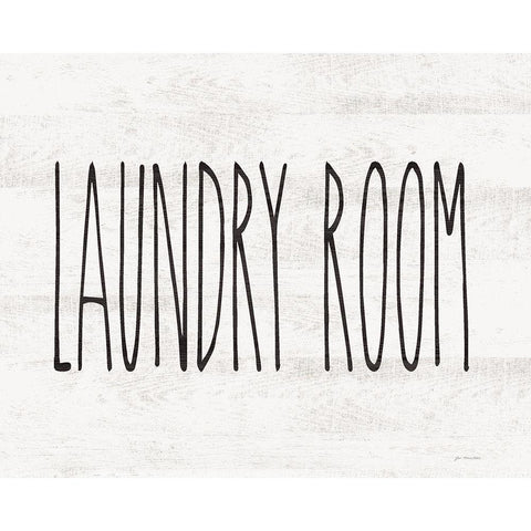 Laundry Room White Modern Wood Framed Art Print by Moulton, Jo