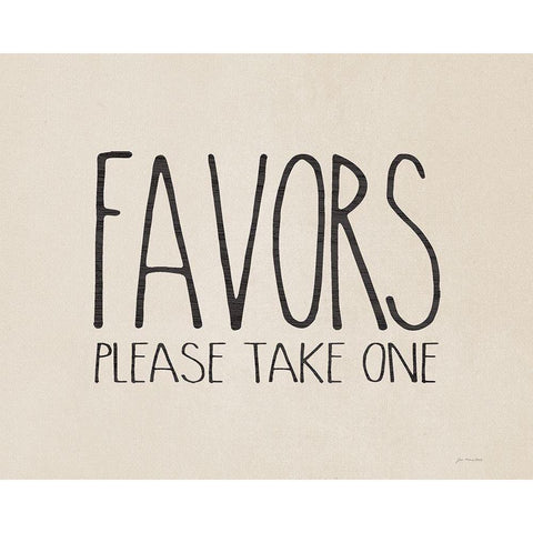 Favors White Modern Wood Framed Art Print by Moulton, Jo