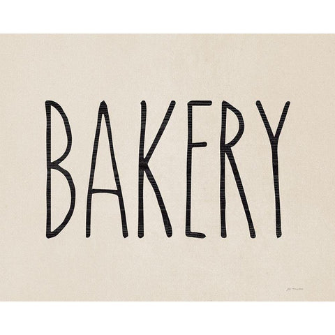 Bakery White Modern Wood Framed Art Print by Moulton, Jo