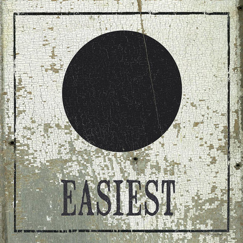 Easiest Square Black Ornate Wood Framed Art Print with Double Matting by Moulton, Jo