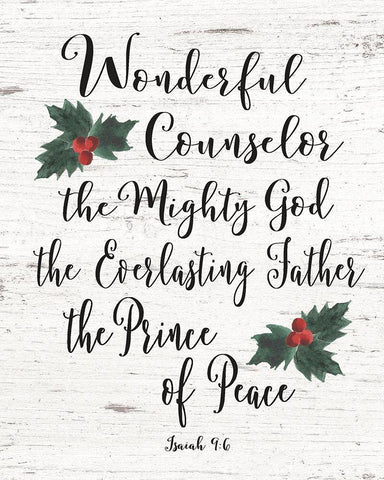 Prince of Peace White Modern Wood Framed Art Print with Double Matting by Moulton, Jo