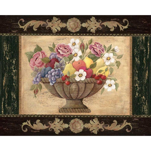 Harvest I Gold Ornate Wood Framed Art Print with Double Matting by Moulton, Jo