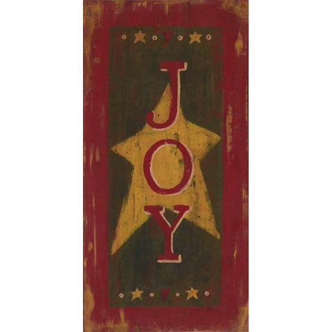 Joy Black Modern Wood Framed Art Print by Moulton, Jo