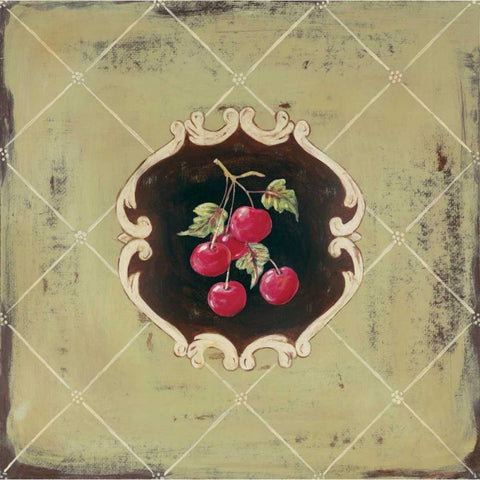 Cherise Gold Ornate Wood Framed Art Print with Double Matting by Moulton, Jo