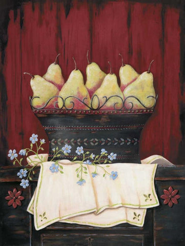 Blushing Beauties Black Ornate Wood Framed Art Print with Double Matting by Moulton, Jo