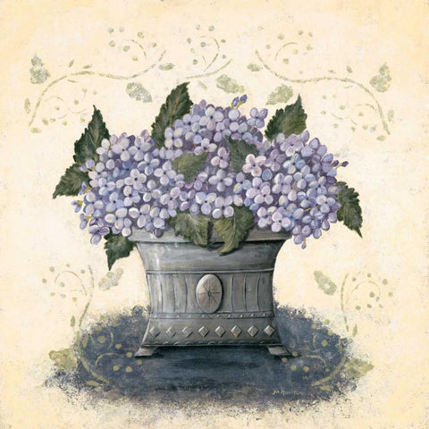 The Color Purple I Black Ornate Wood Framed Art Print with Double Matting by Moulton, Jo