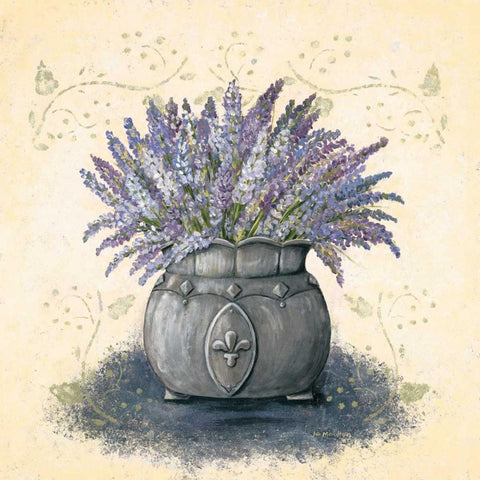 The Color Purple II Black Modern Wood Framed Art Print with Double Matting by Moulton, Jo
