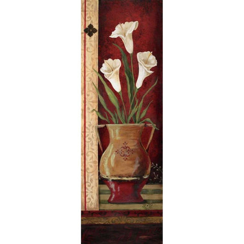 Tuscan Poem I Black Modern Wood Framed Art Print by Moulton, Jo