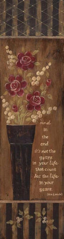 In the End Black Ornate Wood Framed Art Print with Double Matting by Moulton, Jo