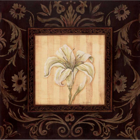 Black Beauty I Gold Ornate Wood Framed Art Print with Double Matting by Moulton, Jo