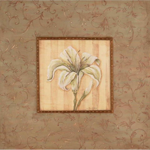 Daylight Mist II Black Modern Wood Framed Art Print with Double Matting by Moulton, Jo