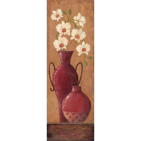 Sunlit Spice II White Modern Wood Framed Art Print by Moulton, Jo