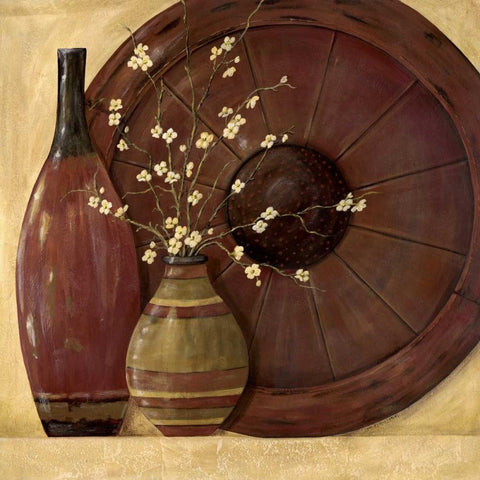 Harvest Harmony I Gold Ornate Wood Framed Art Print with Double Matting by Moulton, Jo