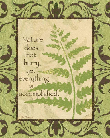 Nature II White Modern Wood Framed Art Print with Double Matting by Moulton, Jo