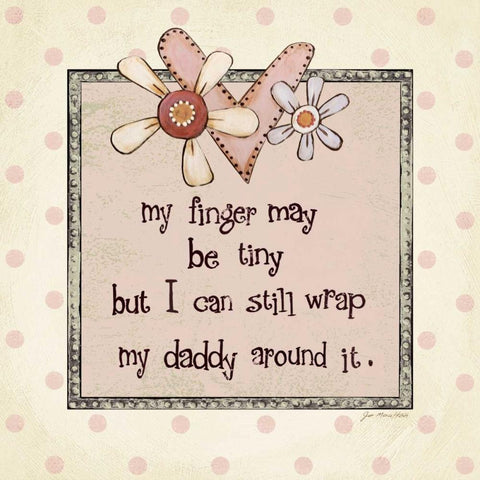 Wrap Daddy Black Ornate Wood Framed Art Print with Double Matting by Moulton, Jo