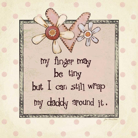 Wrap Daddy Gold Ornate Wood Framed Art Print with Double Matting by Moulton, Jo