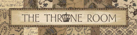 Throne Room Black Ornate Wood Framed Art Print with Double Matting by Moulton, Jo