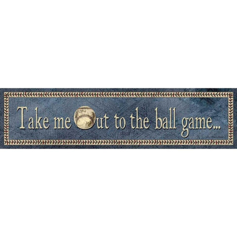 Ball Game White Modern Wood Framed Art Print by Moulton, Jo