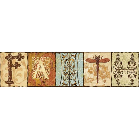 Faith Black Modern Wood Framed Art Print with Double Matting by Moulton, Jo