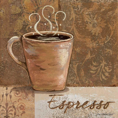 Espresso Gold Ornate Wood Framed Art Print with Double Matting by Moulton, Jo