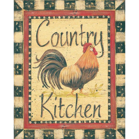 Country Kitchen Gold Ornate Wood Framed Art Print with Double Matting by Moulton, Jo