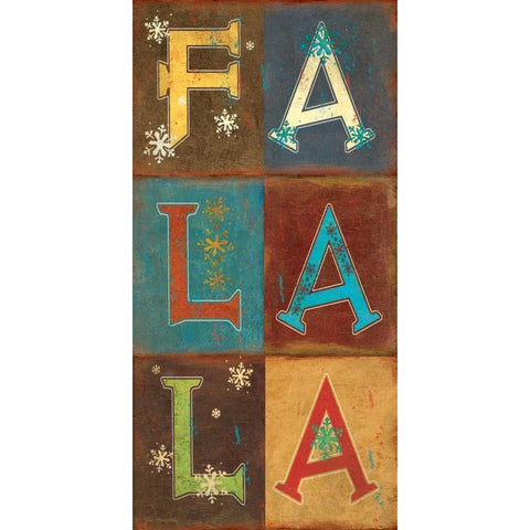 Falala! Gold Ornate Wood Framed Art Print with Double Matting by Moulton, Jo