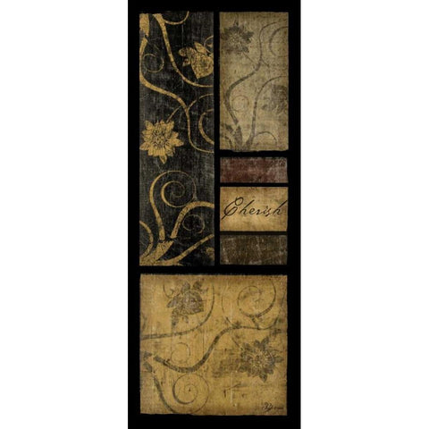 Cherish White Modern Wood Framed Art Print by Pugh, Jennifer