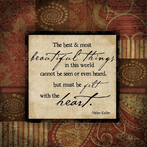 Beautiful Things Black Ornate Wood Framed Art Print with Double Matting by Pugh, Jennifer