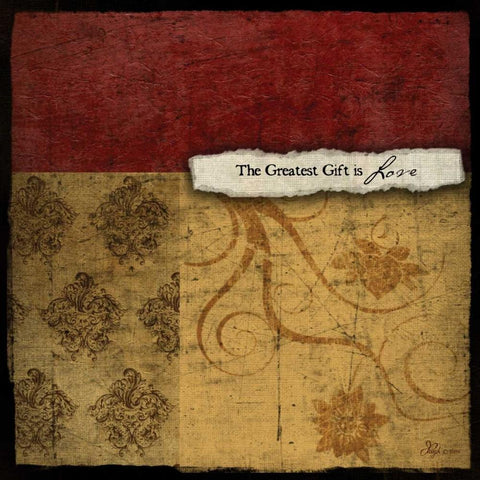 Love Black Modern Wood Framed Art Print by Pugh, Jennifer