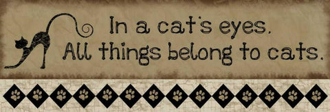 In a Cats Eyes Black Ornate Wood Framed Art Print with Double Matting by Pugh, Jennifer